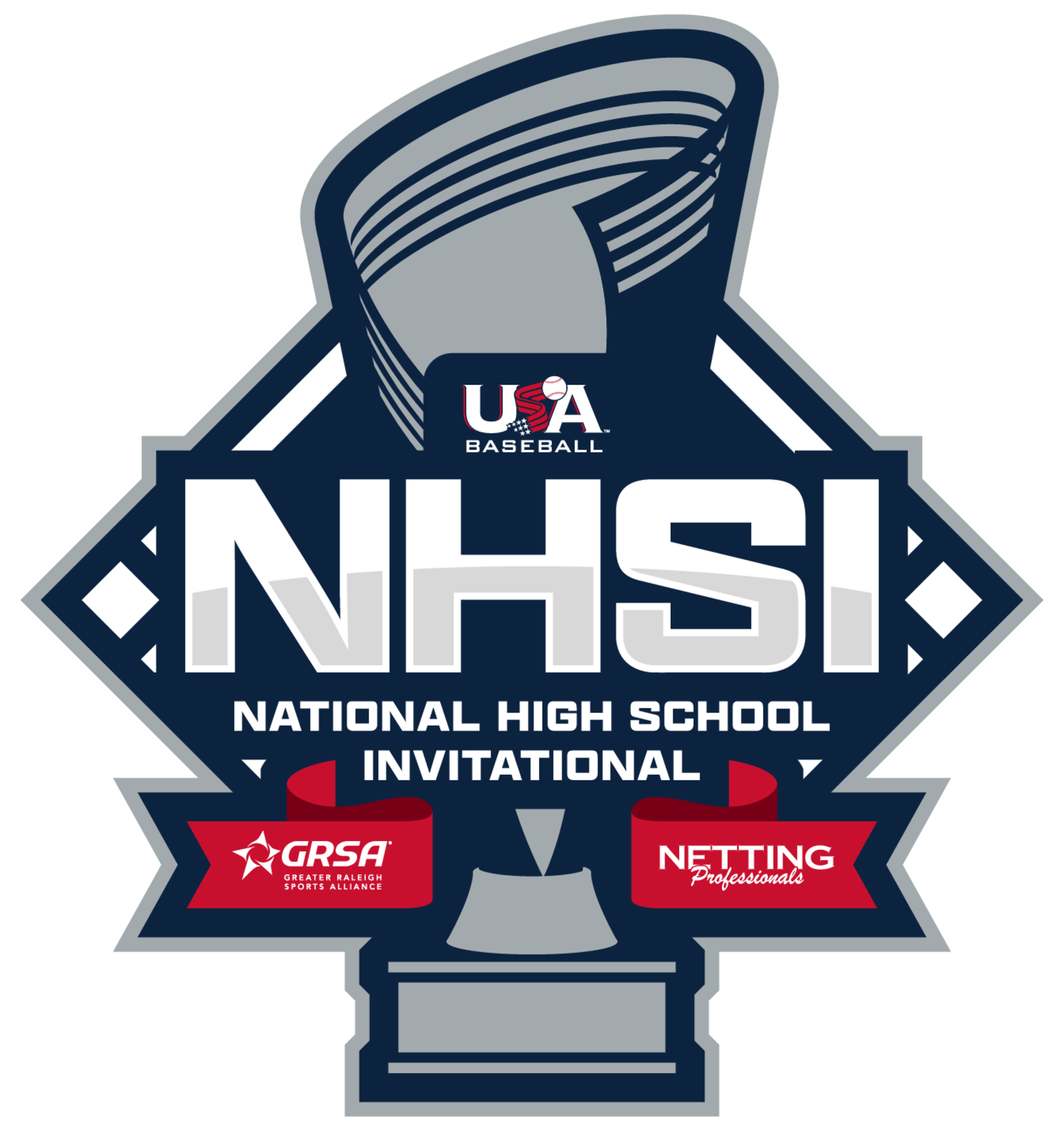 NHSI logo with a trophy; National High School Invitational