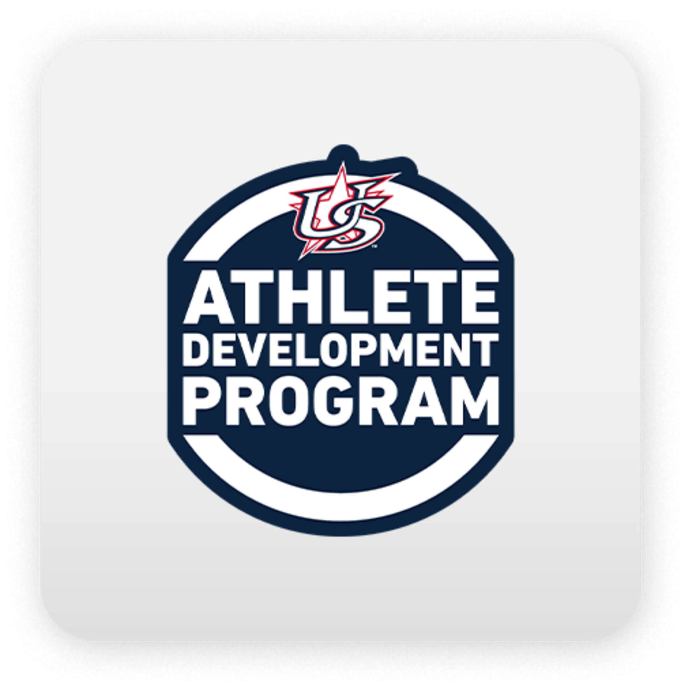 A white logo that says "Athlete Development Program"