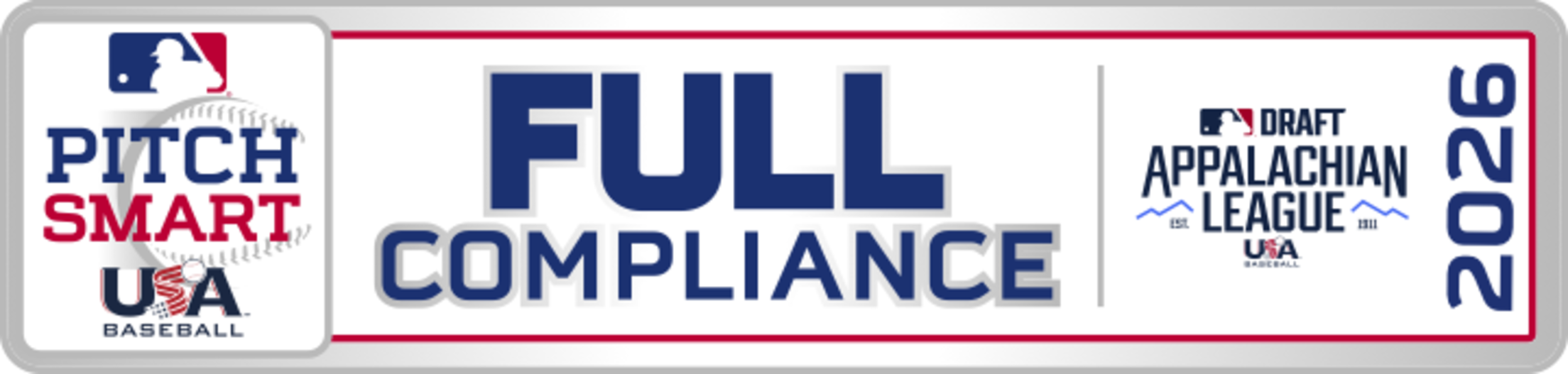 Appalachian League in Full Compliance with Pitch Smart for 2026.