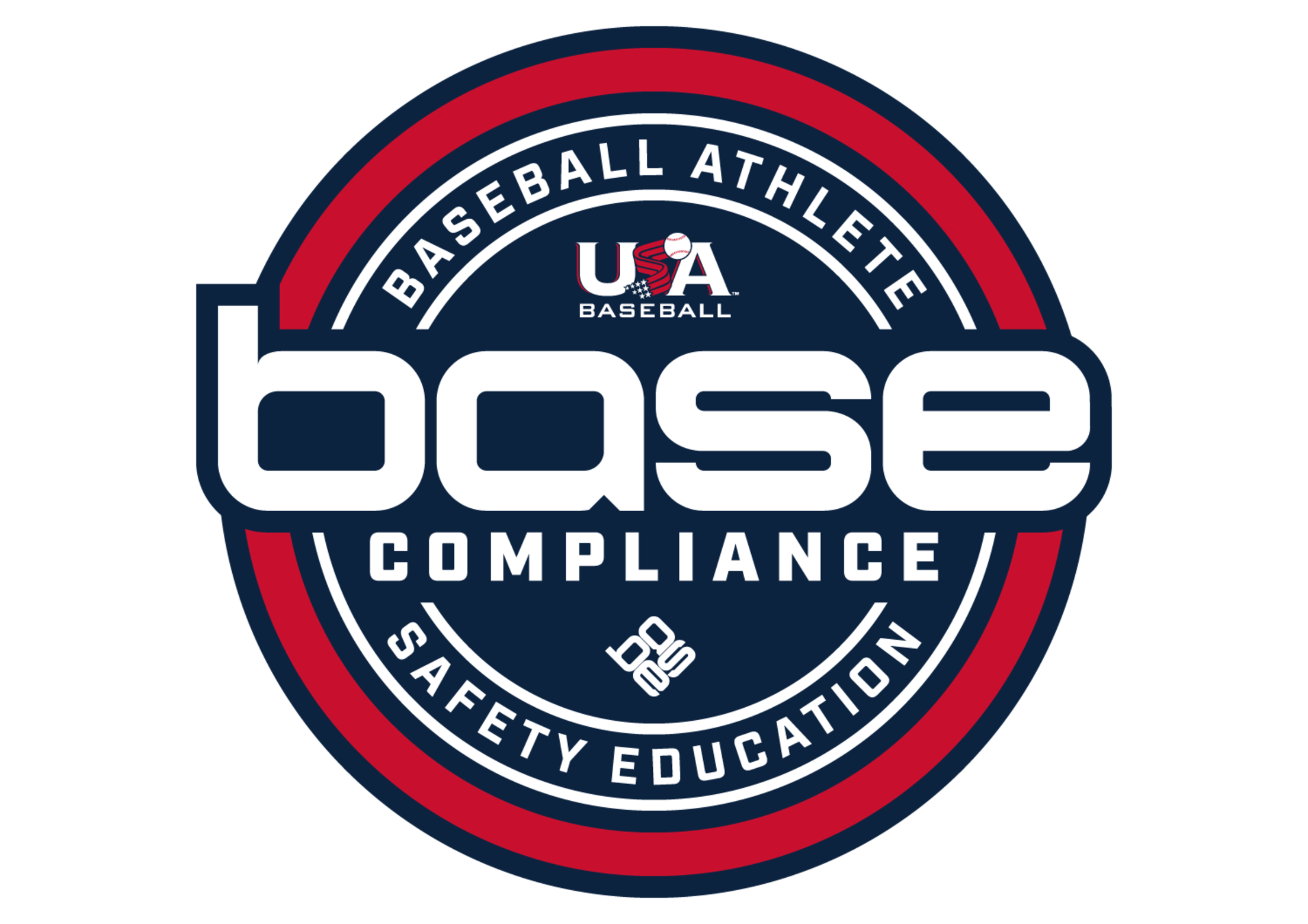USA Baseball BASE Compliance logo (Baseball Athlete Safety Education)