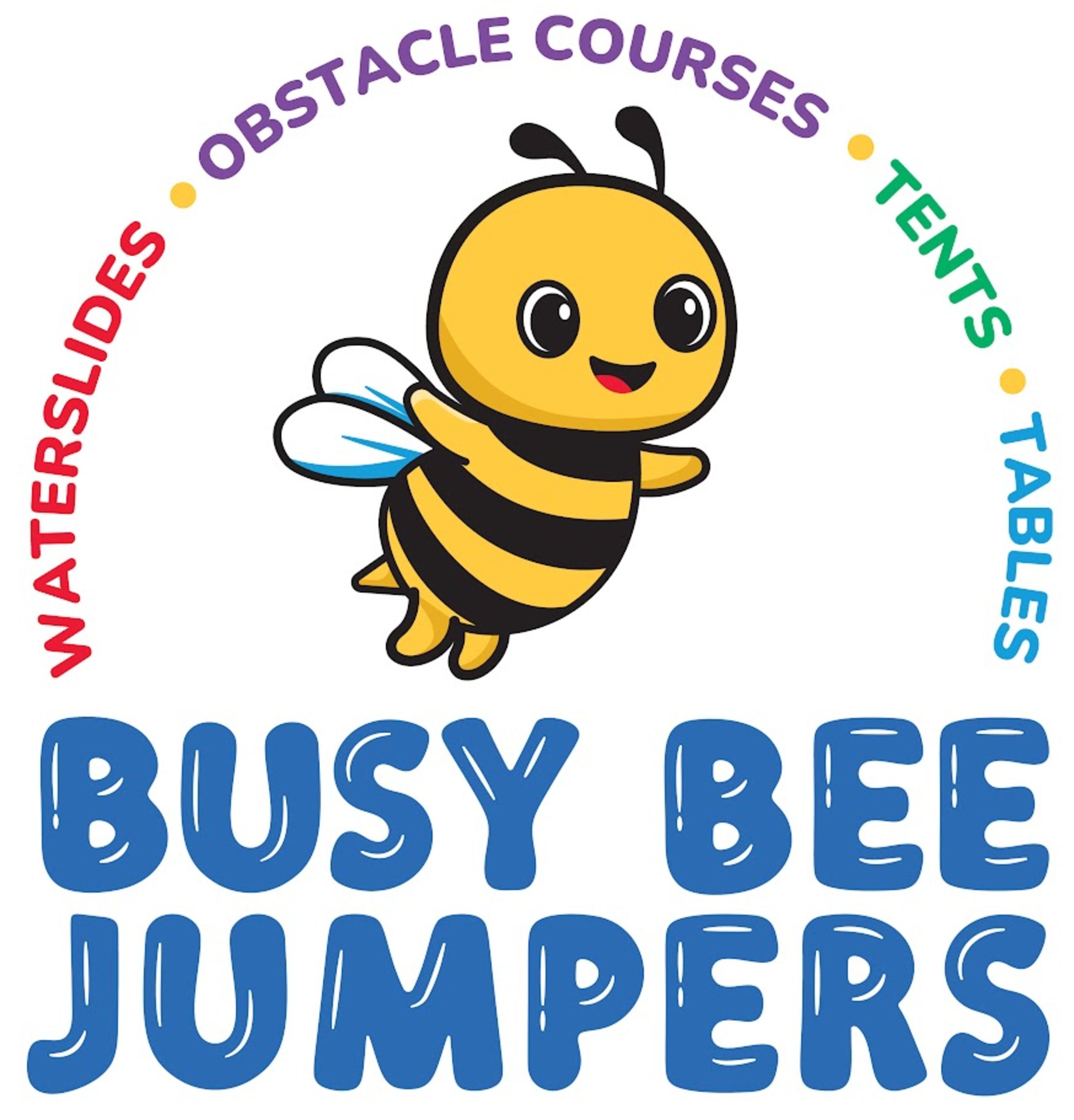 Logo for Busy Bee Jumpers (Waterslides, Obstacle Courses, Tents, Tables)