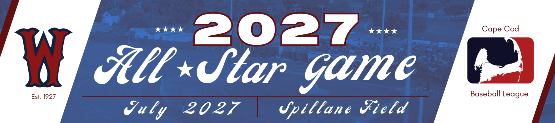 2027 Cape League All-Star Game in July 2027 will be at Spillane Field, hosted by the Wareham Gatemen