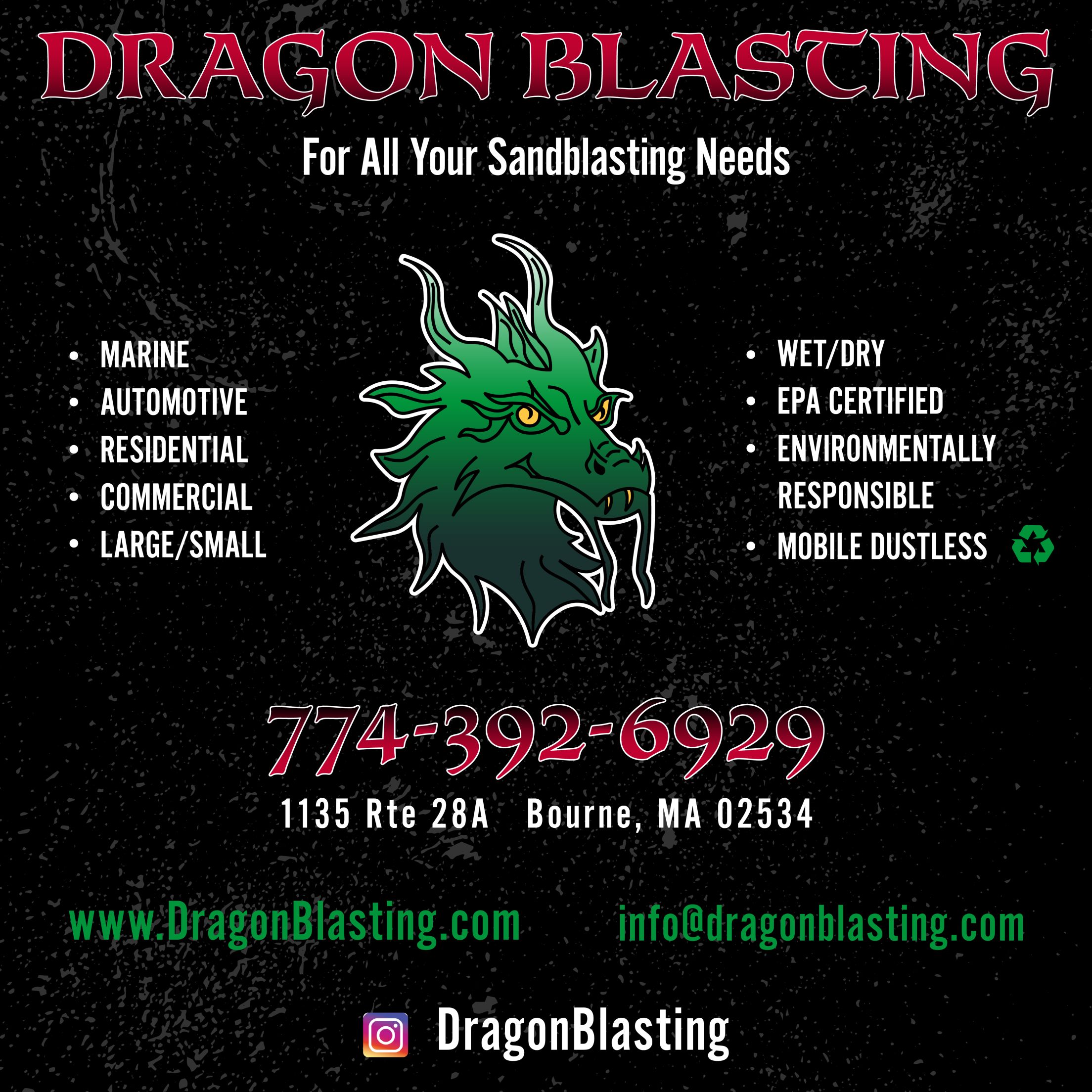 Dragon Blasting - For All Your Sandblasting Needs