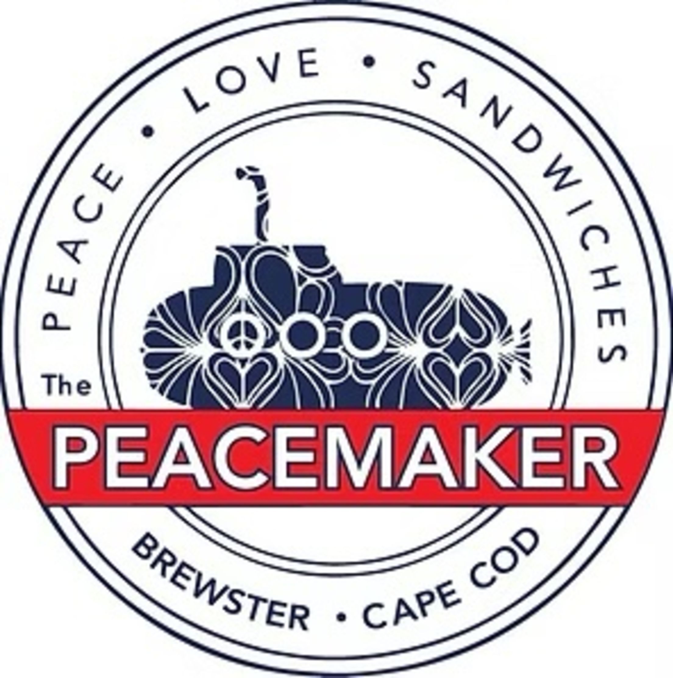 Logo for The Peacemaker - Peace, Love, Sandwiches - Brewster, Cape Cod