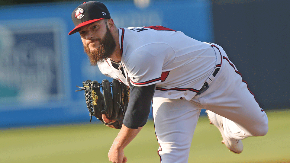 Dallas Keuchel's first outing in the Braves organization was