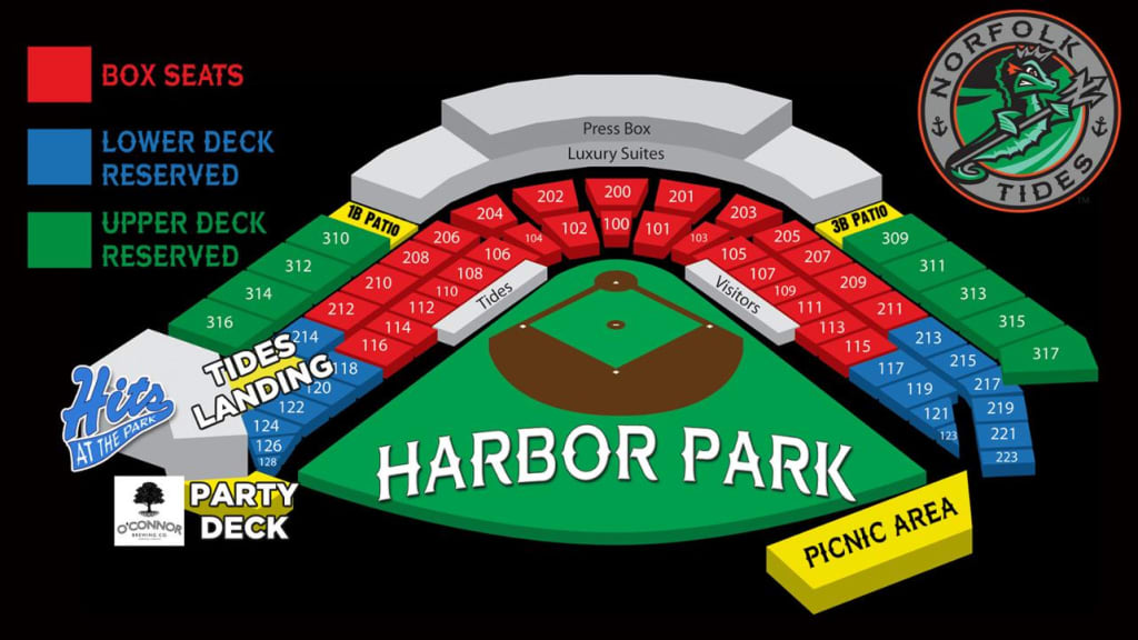 Seating Chart Tides