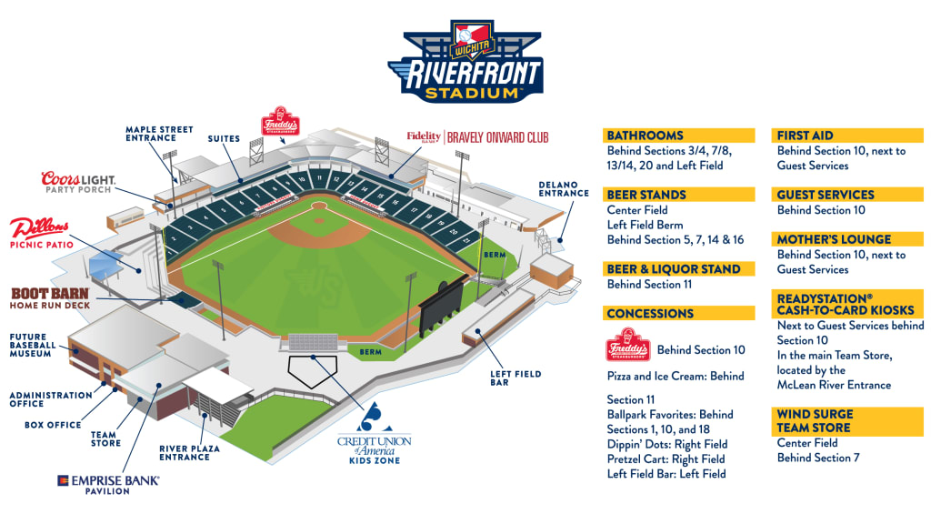 Seating Map Wind Surge