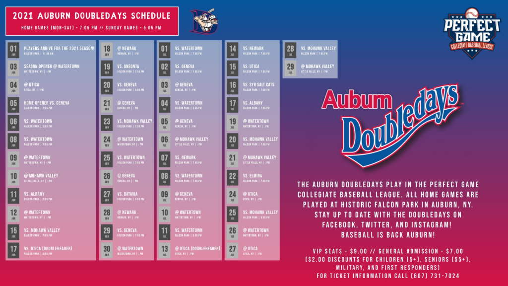 Auburn Doubledays | MiLB.com