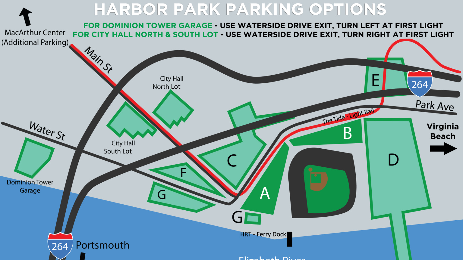 Directions and Parking | Tides