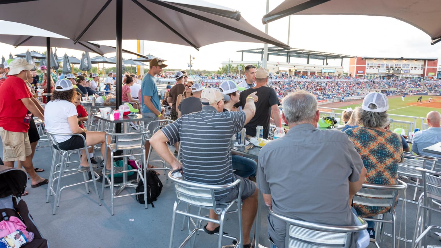 Party Decks Blue Wahoos