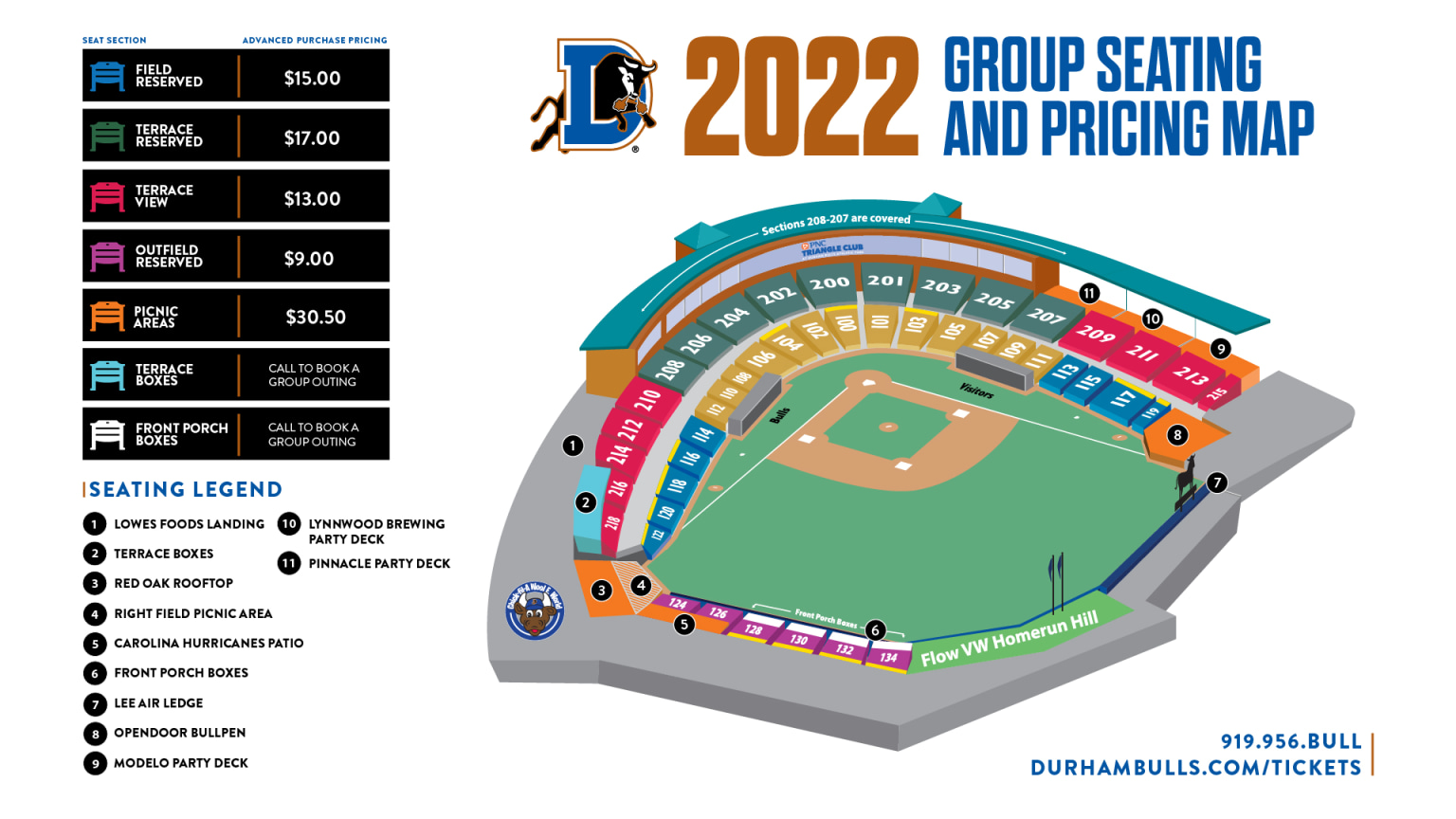 Durham Bulls Seating Map Bulls