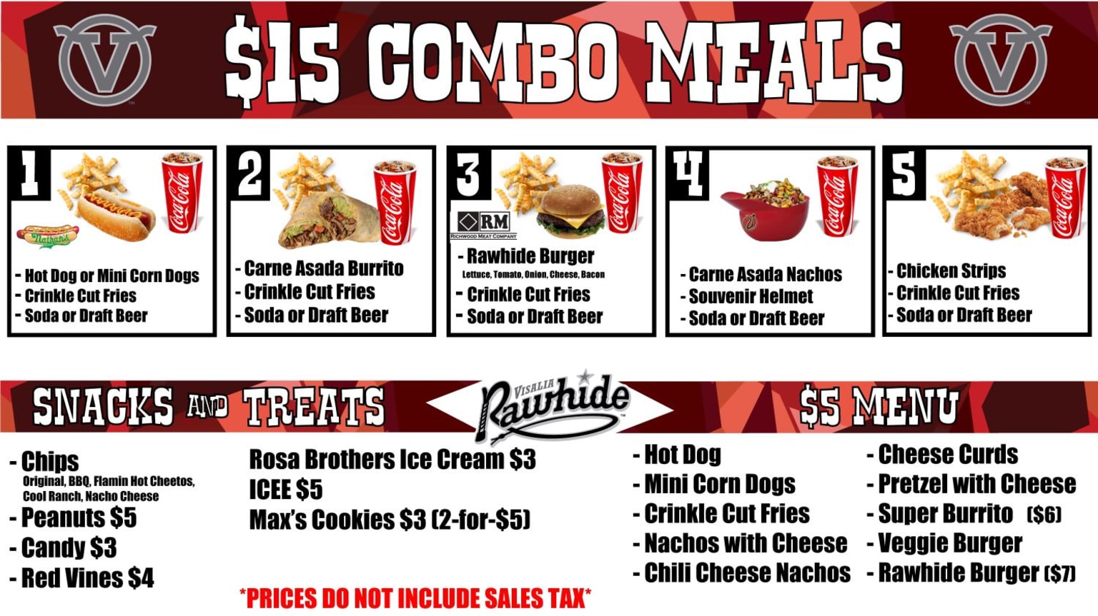 Visalia Rawhide Food Rawhide