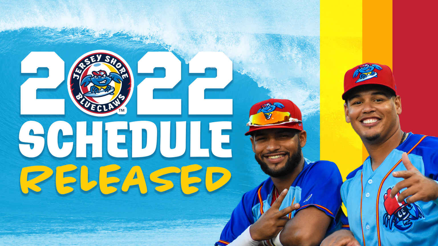 2022 BlueClaws Schedule Jersey Shore BlueClaws BlueClaws
