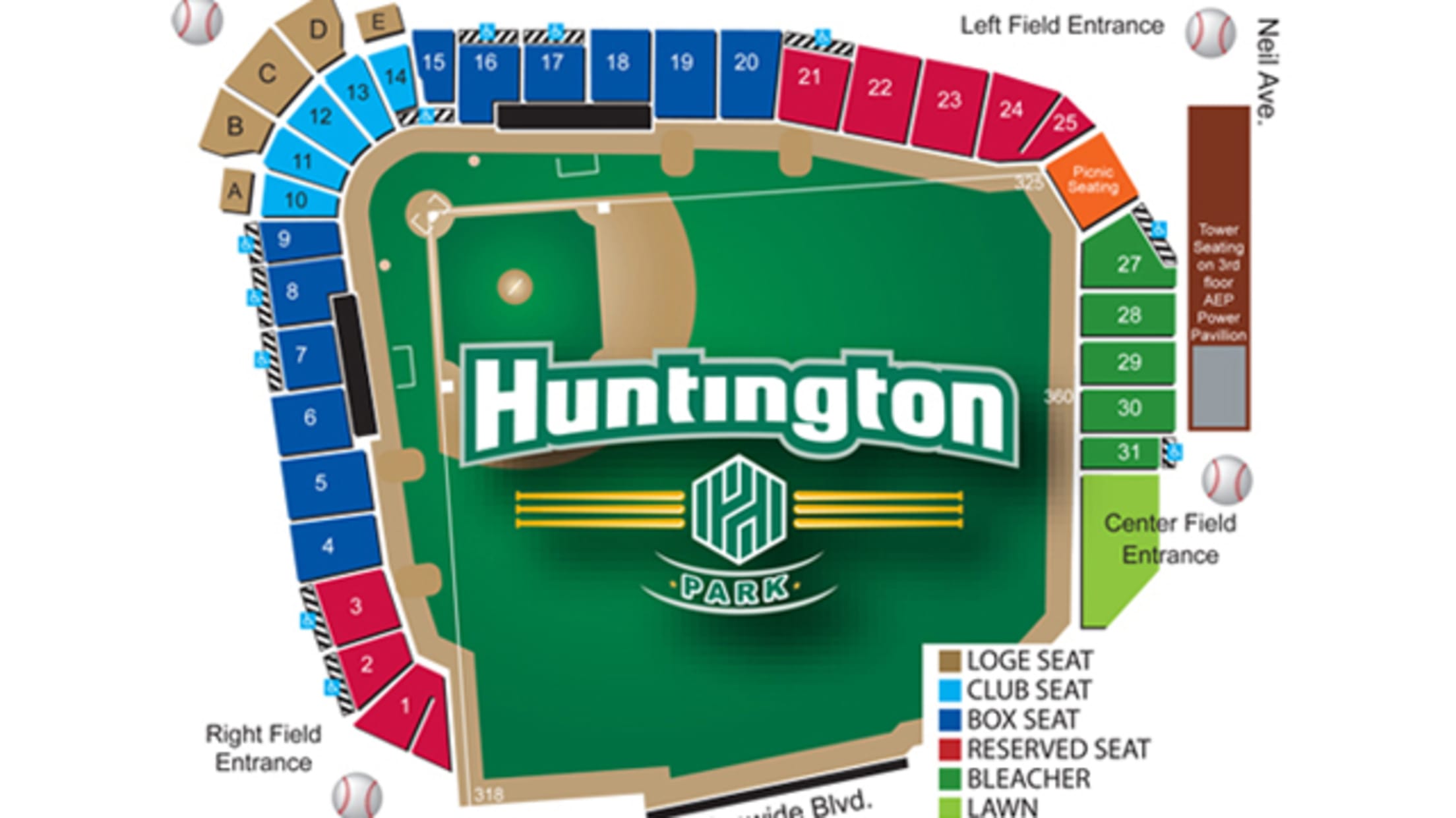 columbus clippers seating chart