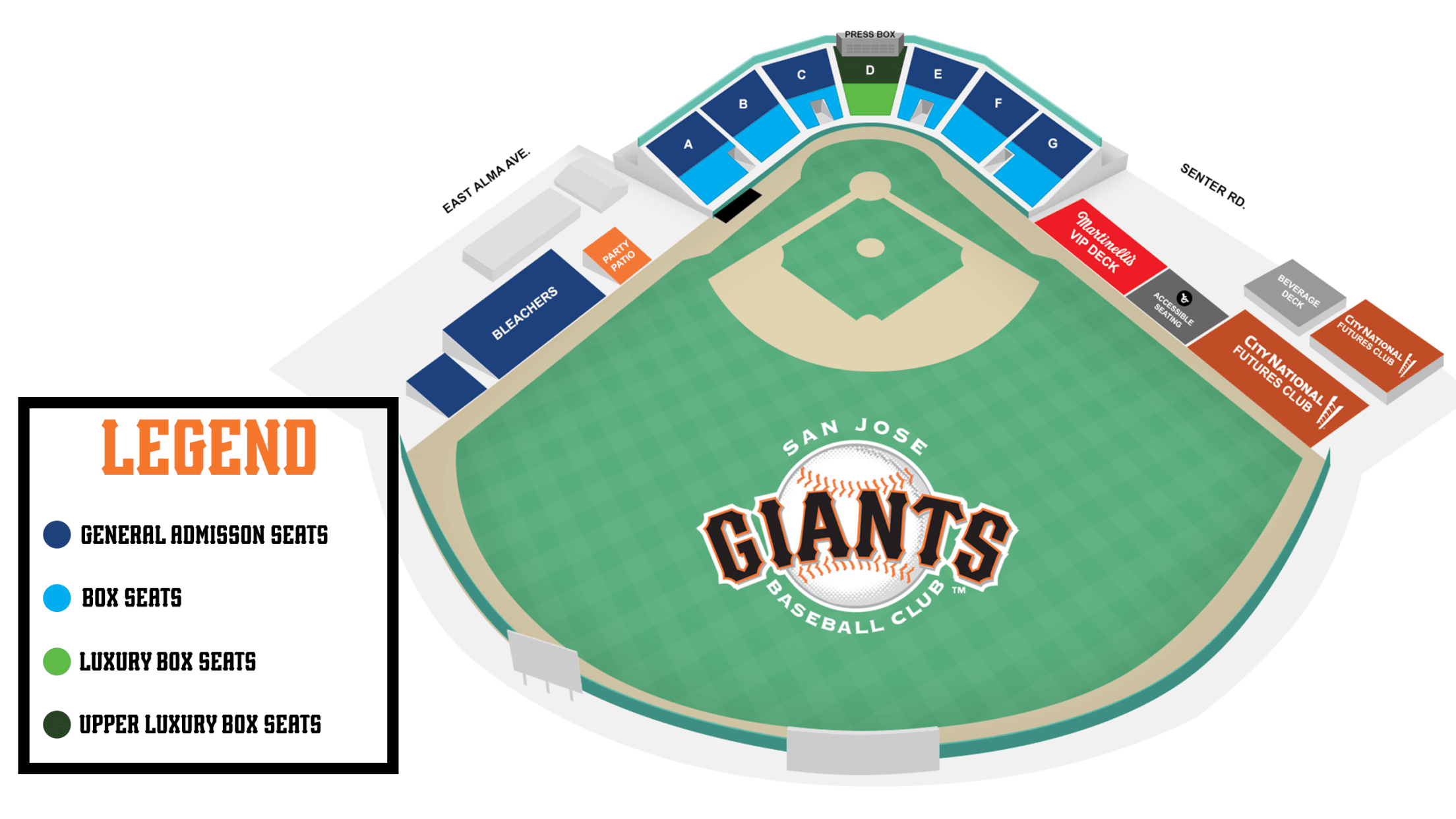 San Jose Giants Season Tickets Giants