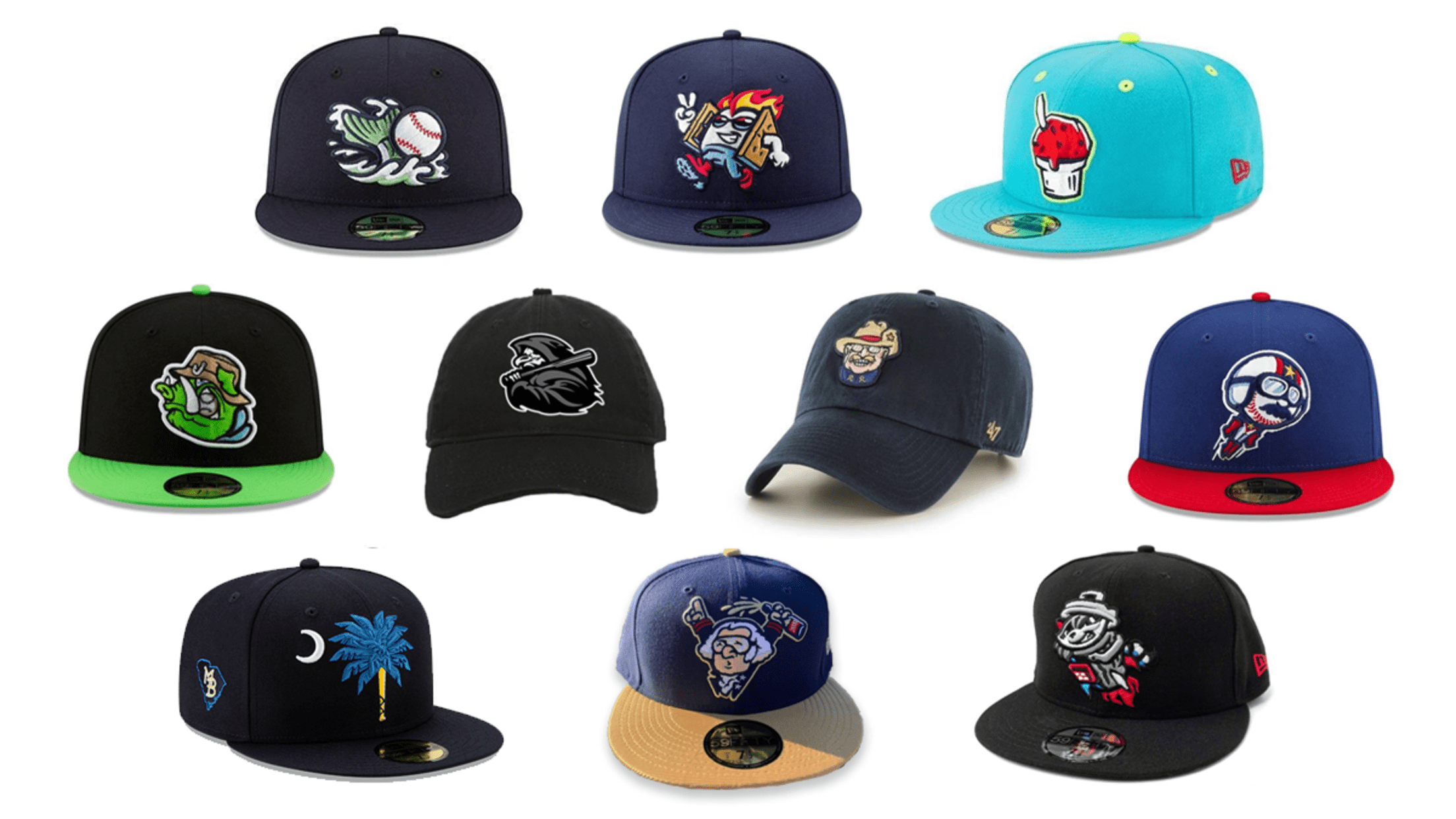 Minor league team hats on sale