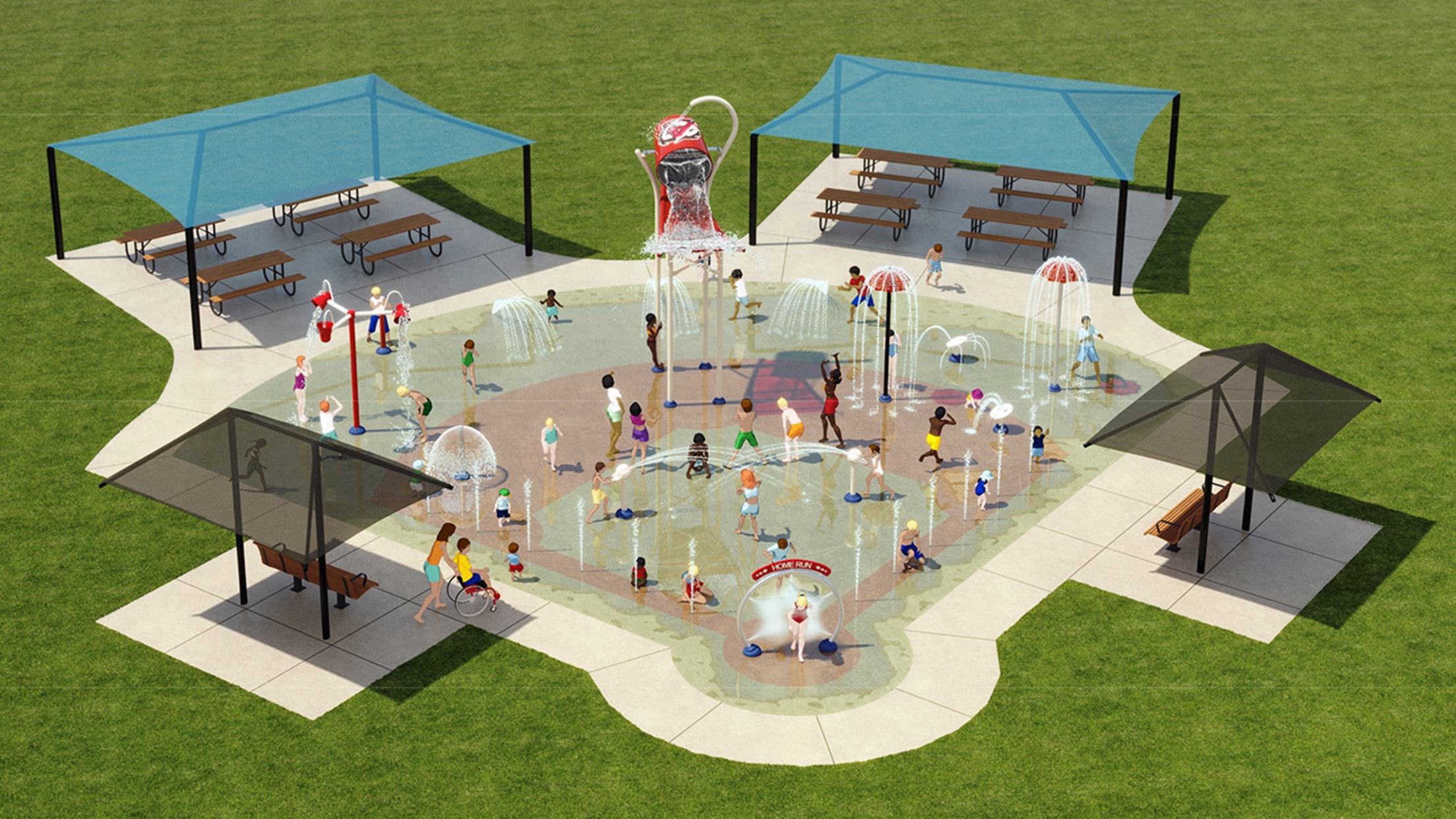 Otey's Splash Pad | Presented by Andy’s Frozen Custard | Travelers