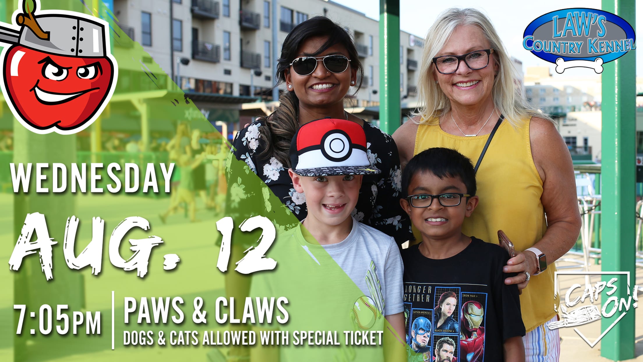 Paws & Claws (Pres. by Law's Country Kennel) TinCaps