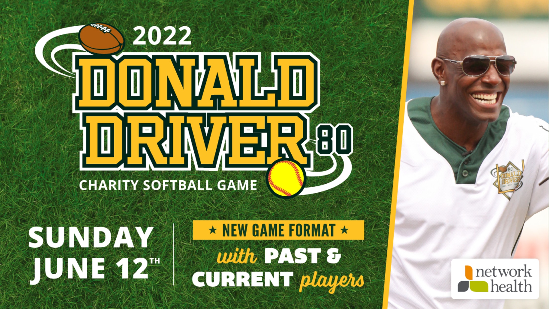 Donald Driver Charity Softball Game June 12 2022