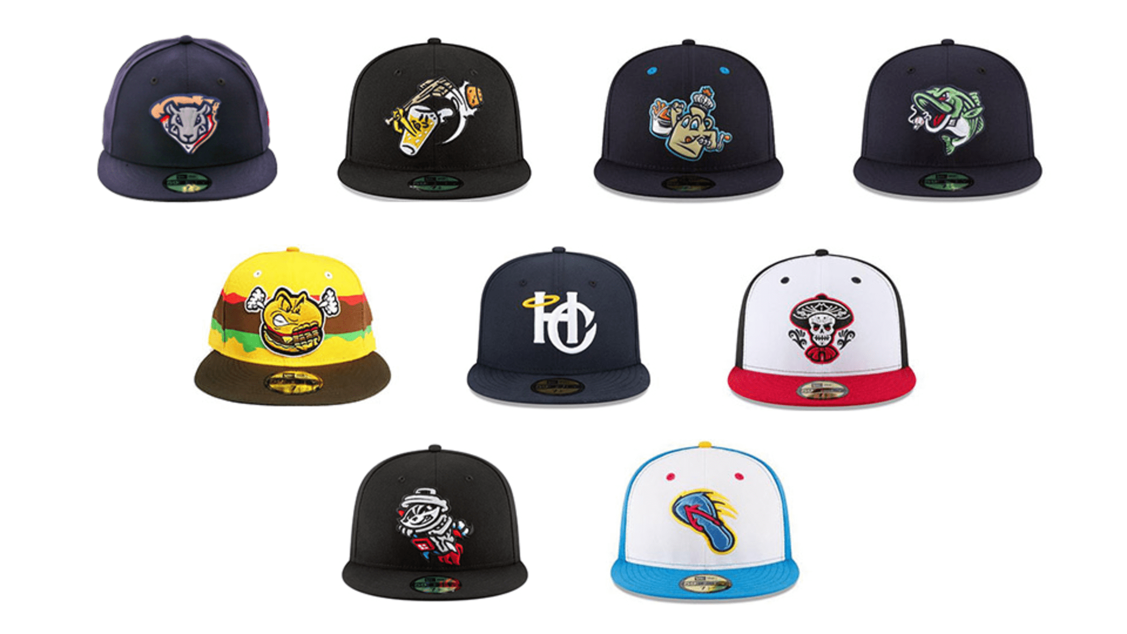 Milb food hats online