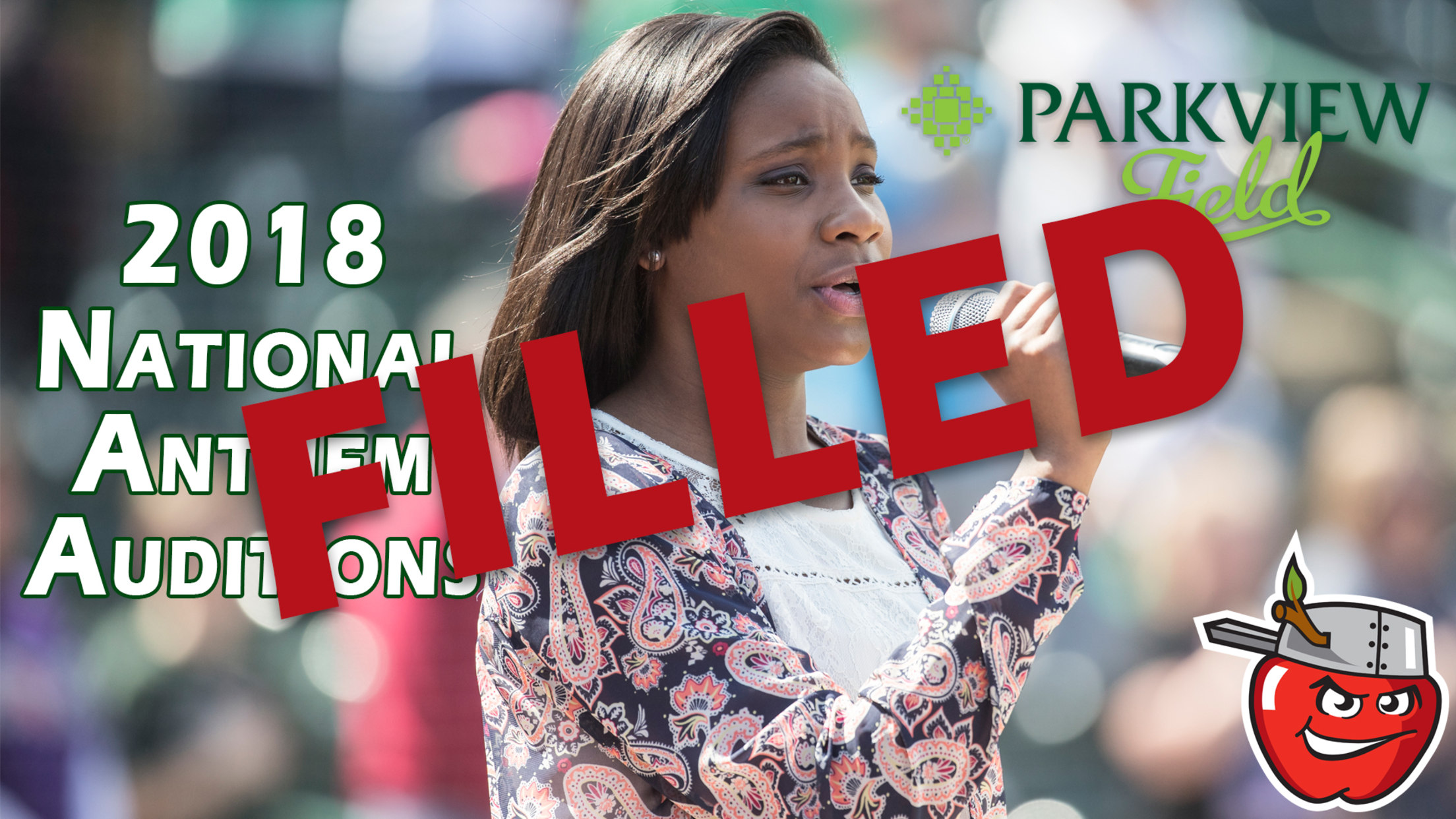 TinCaps to Hold National Anthem Auditions