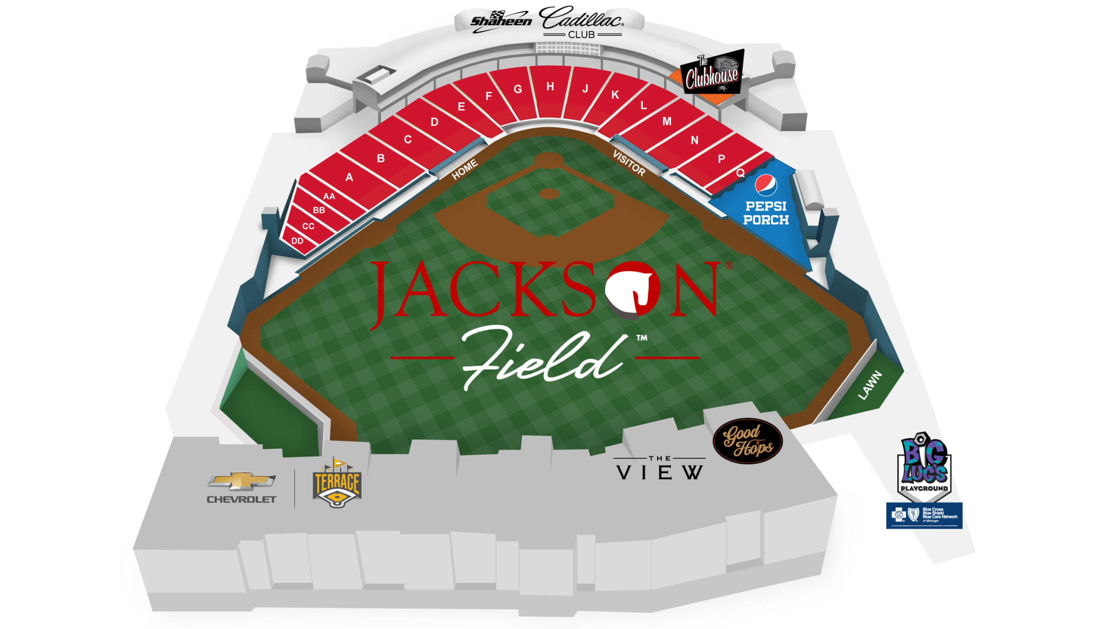 Lansing Lugnuts Seating Chart