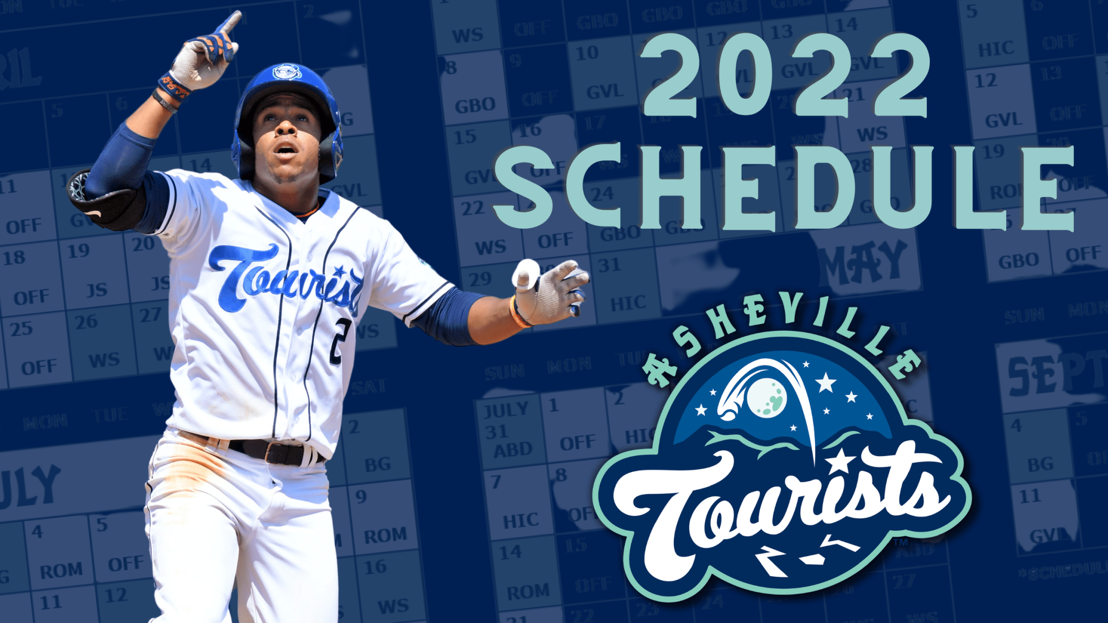 2022 Asheville Tourists Baseball Schedule Release
