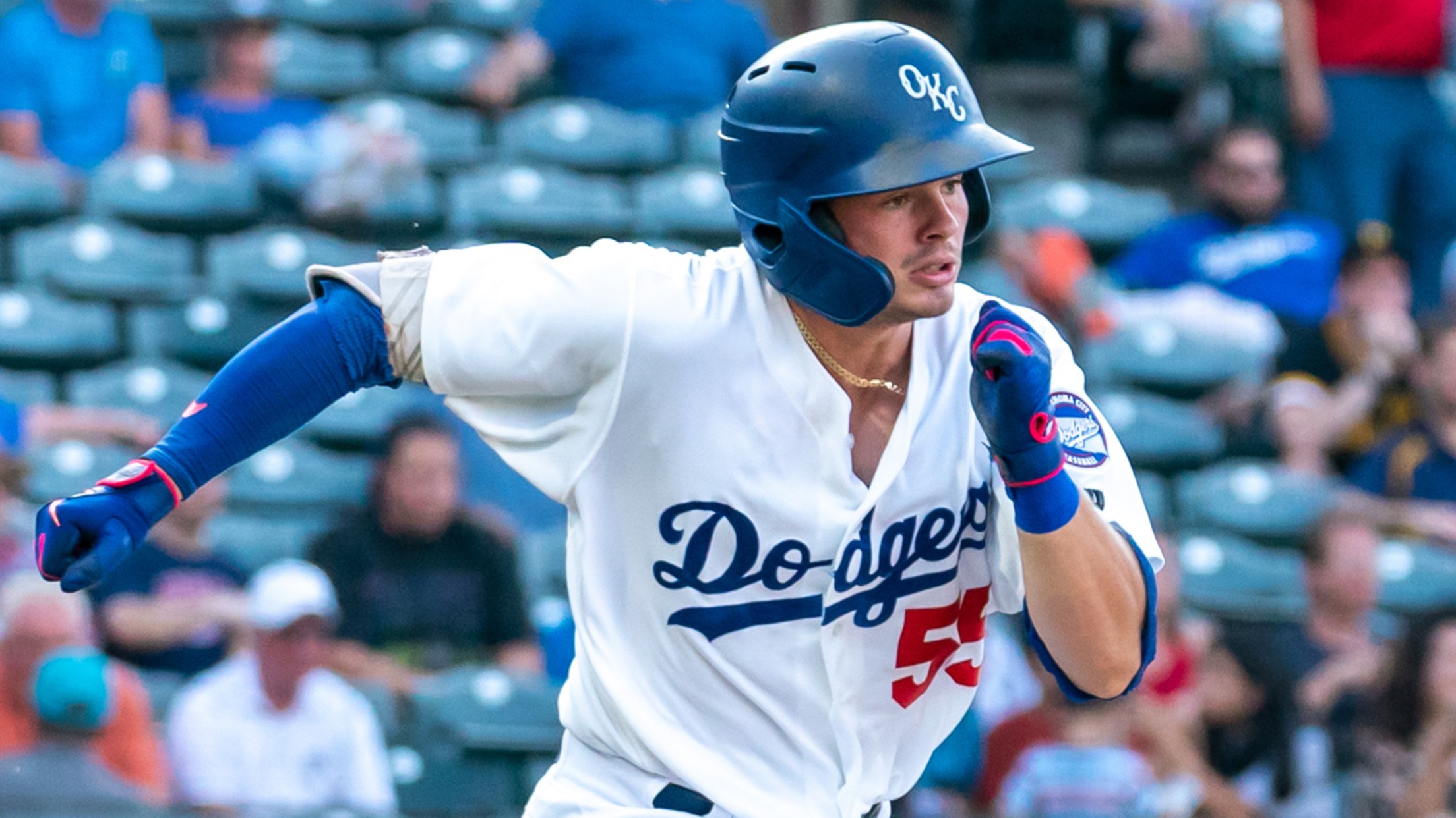 Gavin Lux reaches five times for Oklahoma City Dodgers | MiLB.com
