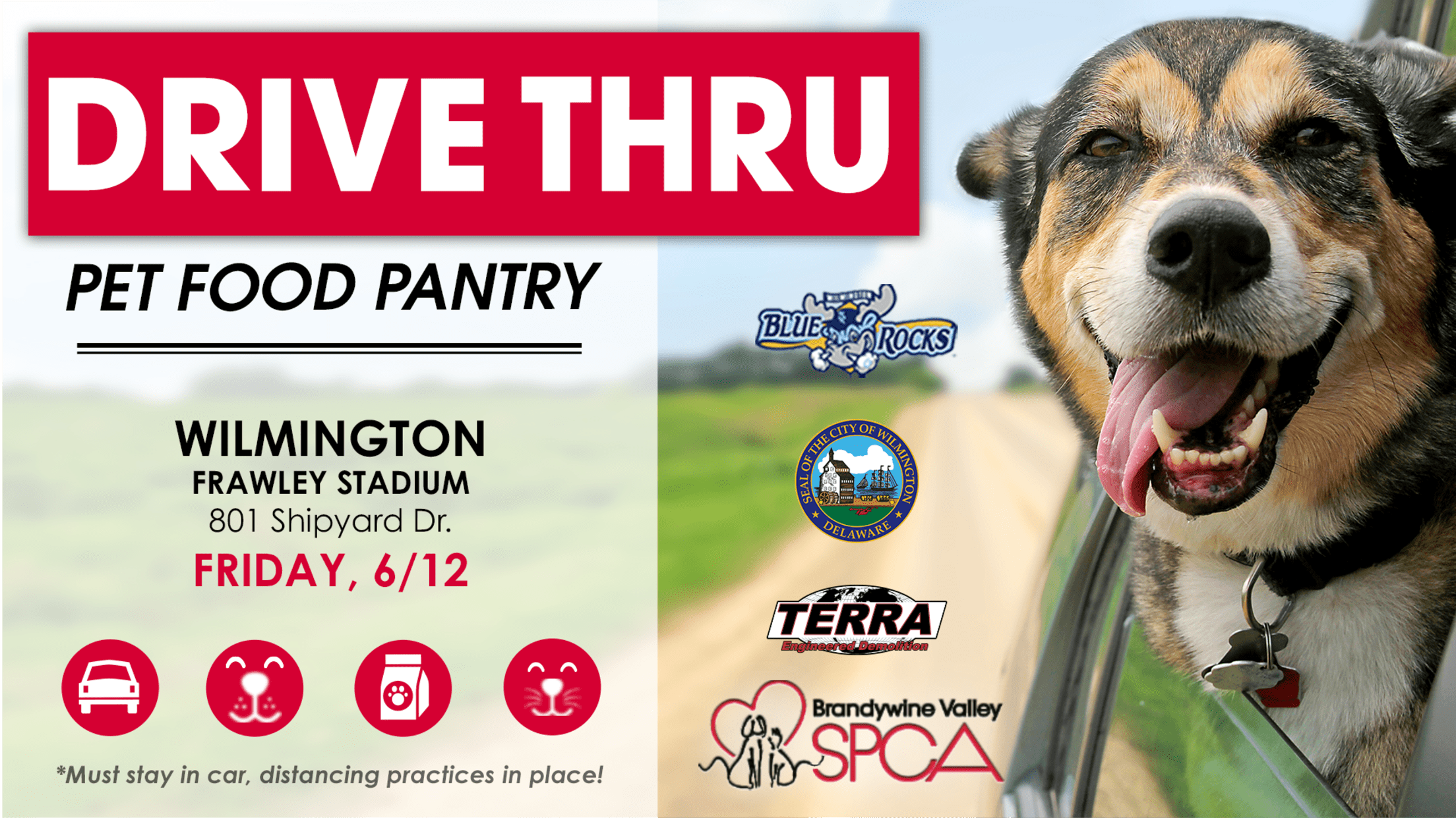 Brandywine Valley SPCA To Host Second Drivethru Pet Food Pantry at