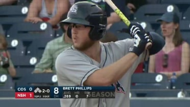 Sky Sox's Phillips hammers solo homer