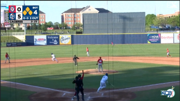 Montgomery double clears bases for Kannapolis