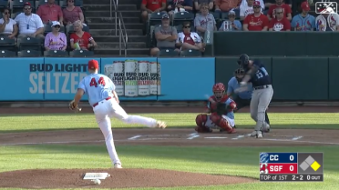 Hooks' Berryhill extends on-base streak to 49 games