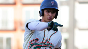 Endy Rodriguez hits 2 of Hoppers 4 HRs in win