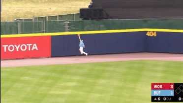 Lukes leaping catch for Bisons