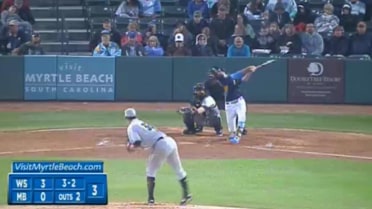 Dane Dunning deals three strikeouts in three innings