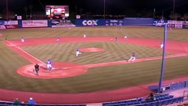 Desmond Jennings makes a diving catch for the 51s