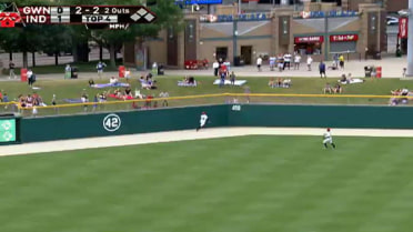 Indianapolis' Luplow makes a great catch in left