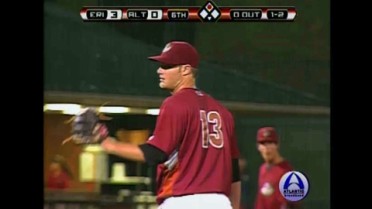 Altoona's Cole strikes out the last batter he faces