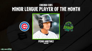 Martinez Tabbed By Cubs As Organization's Minor League Player Of The Month