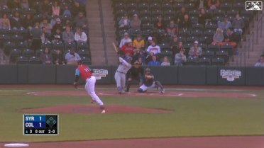 Plummer homers in second Syracuse at-bat