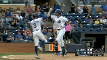 Lowe crushes homer to left for Durham