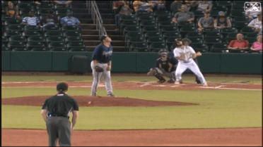 Haley blasts go-ahead dinger for Biscuits