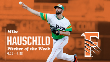 Hauschild named PCL Pitcher of the Week for April 16-22