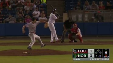 Louisville's Mahle strikes out his ninth batter