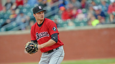 Barons' Adams rules for eight innings