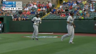 Captains' Vicente homers