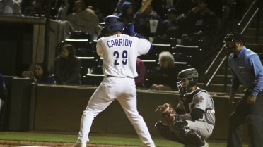 Carrion leads Quakes to Series Opening Win