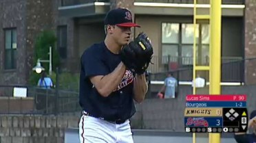 Gwinnett's Sims notches his seventh strikeout