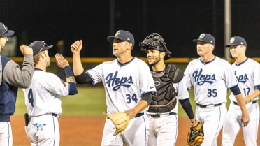 Hops Get Two Wins and Hold Indians to One Run Over 14 Innings 
