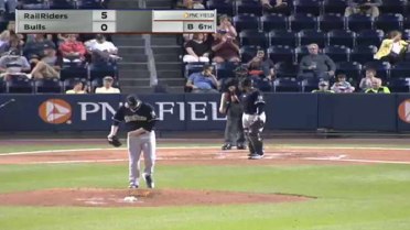 Bollinger picks up his sixth K for the RailRiders